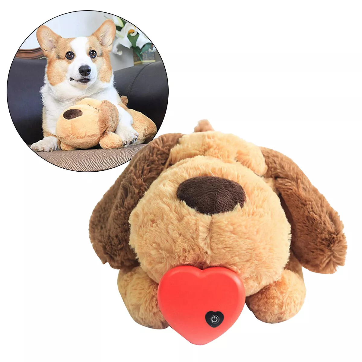 Heartbeat teddy clearance bear for puppies