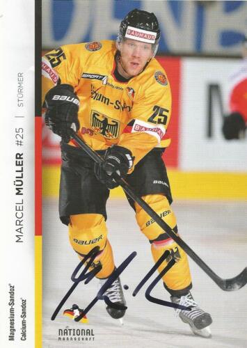 Marcel Müller - DEL - DEB - Eishockey - Autogrammkarte 2017 