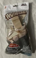 WoodShop Racecar Wooden Model Build & Play Easy Assembly Arts & Craft Kit, New