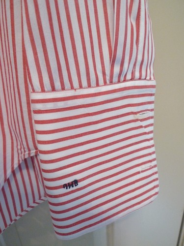 PAUL FREDRICK-ALL COTTON SPREAD COLLAR SHIRT-BROADCLOTH-MADE IN USA-16.5-36 - Picture 6 of 12