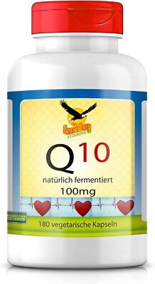 Get UP  Coenzym Q10 100mg | veganes Ubichinon-10 | 180 Kapseln