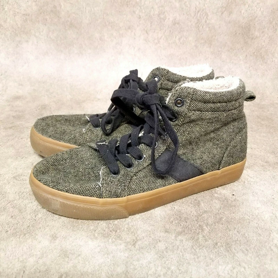 Botas Deportivas Old Navy Little Boys Olive 220/78 Talla 3 Marrón Negro Con Cordones Foto 3 de 4