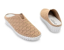 BERNIE MEV"TESS"MEMORY FOAM CUT-OUT SLIP ON MULES WOMEN'S 