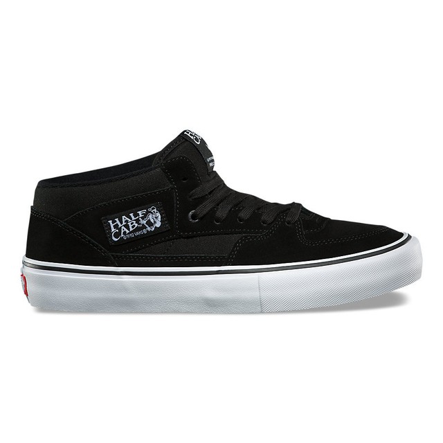 vans half cab pro black white red