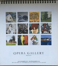 OPERA Gallery Kalender 12x Kunst: Reault Charoy Sisley Deperthes Renoir Gautier