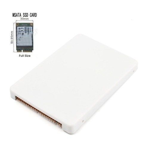 mSATA to 2.5" IDE HDD SSD mSATA to PATA Adapter Converter Card 44PIN with Case - 第 9/10 張圖片