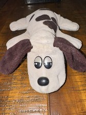 Vintage Pound Puppy Gray with Brown Spots Puppy Dog 8" Tonka Plush