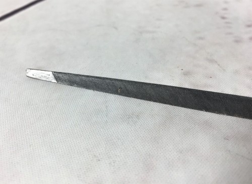 (2) LOT VINTAGE NICHOLSON 9" EXTRA SLIM TAPER FILE MACHINIST, JEWELER'S TOOL - Picture 3 of 4