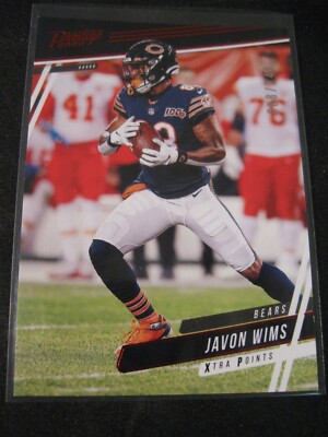 JAVON WIMS 2020 Panini Prestige Xtra Points Red #9 Chicago Bears 008/249 MINT