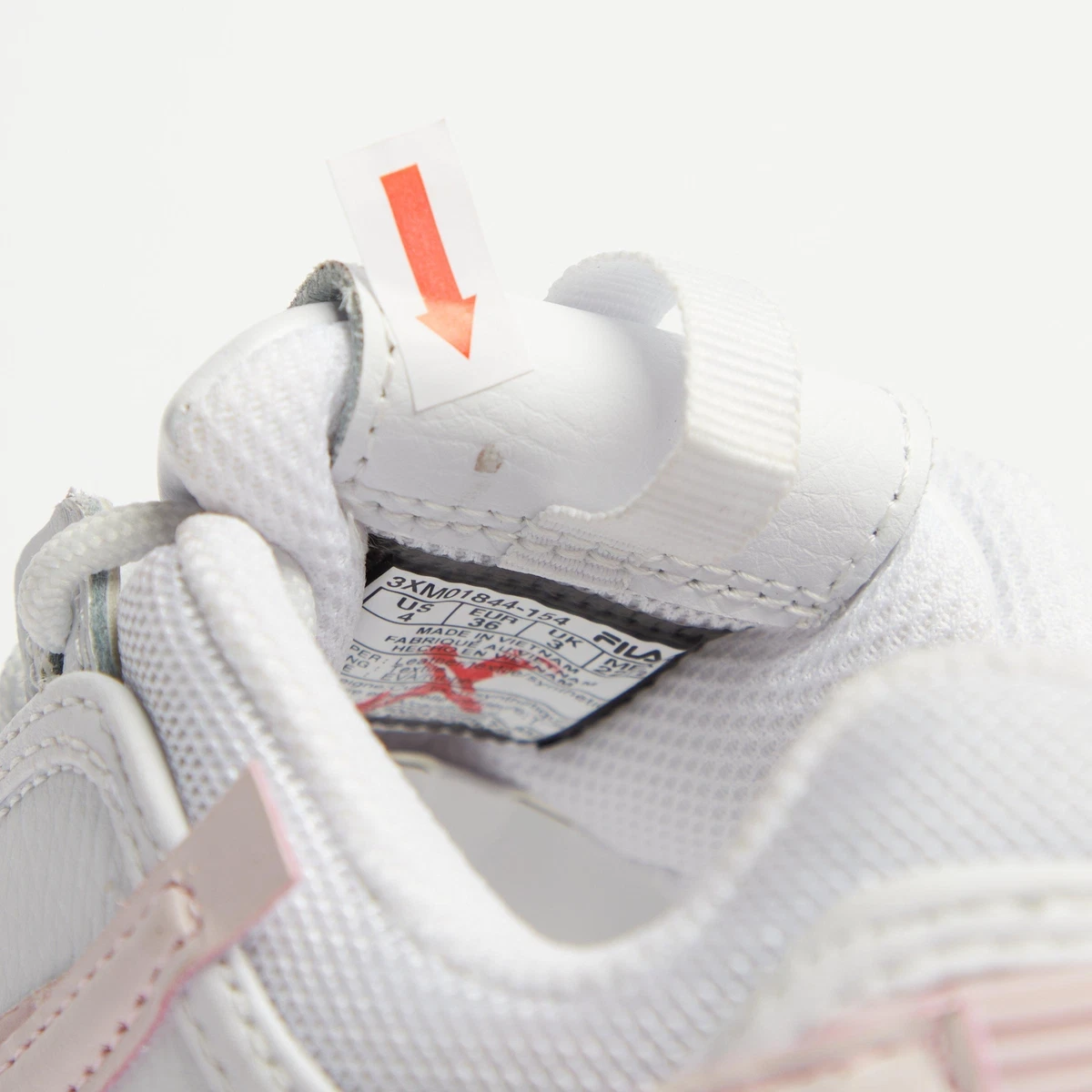 Fila disruptor clearance 2 white junior