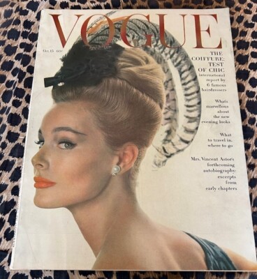 Vogue 1962 Balenciaga-Givenchy-Norell-Kenneth Battle-Brooke Astor-George Masters