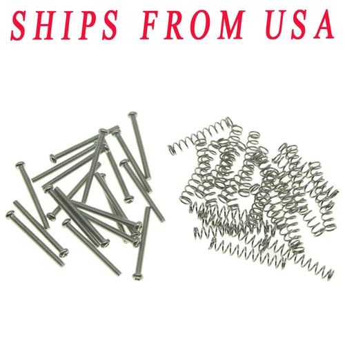 KAISH 20x USA Humbucker Pickup Height Screws Springs for Gibson/Seymour Duncan