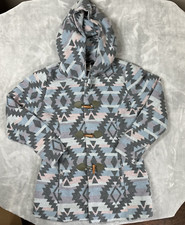 Cruel Girls XL/12 Aztec Southwestern Print Toggle Button Hooded Coat CWJ8260001