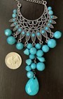 Vintage Southwest Turquoise Presentation Ladies Pendant Necklace — photo 2