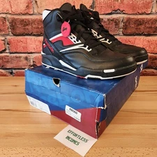 Preowned Reebok Twilight Zone Pump "Black Red" (Men's Size 13) V45065