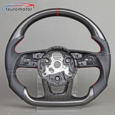 Carbon Fiber Steering Wheel Fit 2016-2020 Audi A3 A4 A5 RS3 RS4 RS5 S3 S4 S5