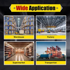 4pcs 15Ton/33000lbs Industrial Machinery Mover Dolly Skate Roller Heavy Trolley