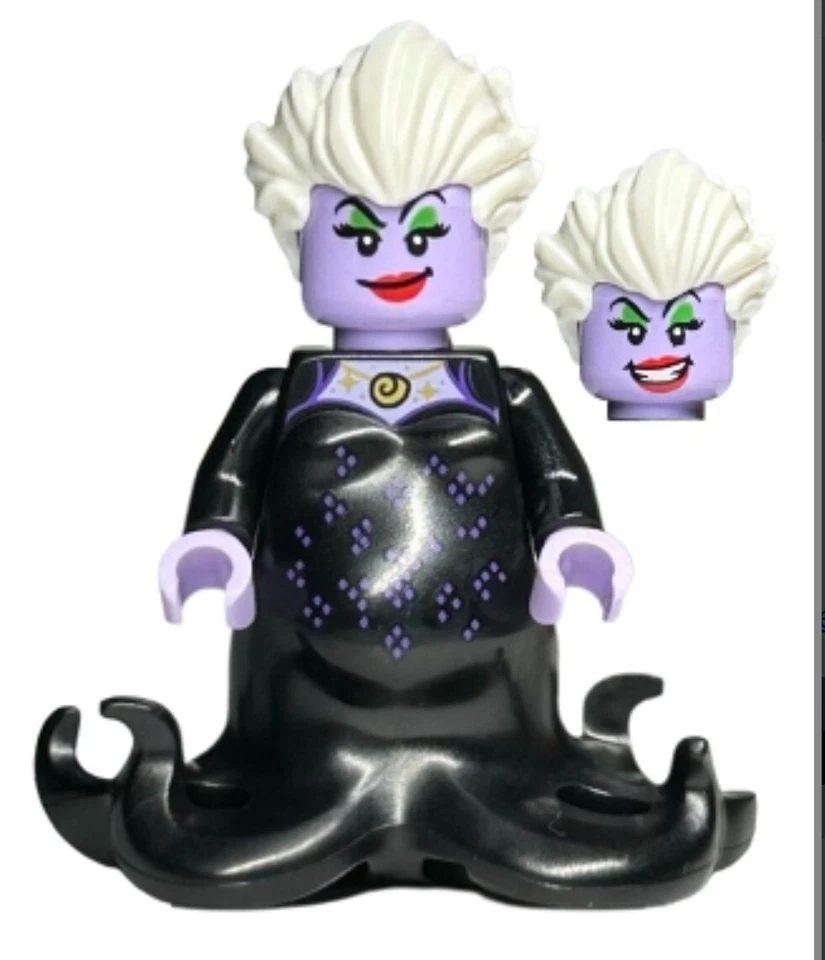 LEGO Ursula Minifigure dis112 43225 Disney Little Mermaid mini figure doll evil - Image 1 of 1