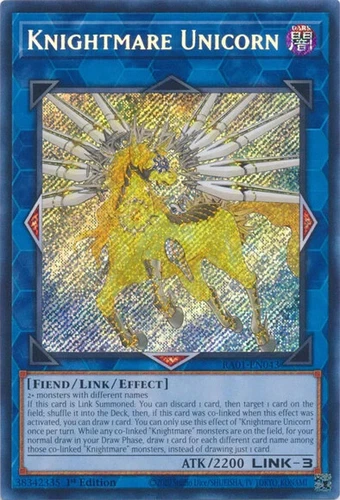 Knightmare Unicorn - RA01-EN043 - Secret Rare - Yugioh