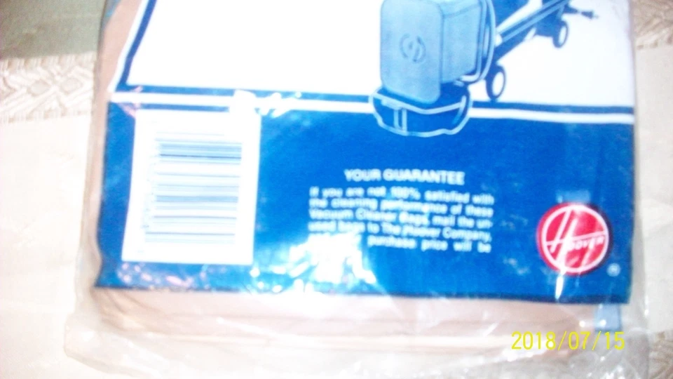 Hoover Lote 2 Bolsas 40100515 Electrolux Limpiadores De Tanques Auto Cierre Goma Suciedad Mar Foto 3 de 3