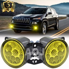 For 2014 2015 2016-2018 Jeep Cherokee Clear Yellow Fog Lights Lamp Replacement For 2014 2015 2016-2018 Jeep Cherokee Clear Yellow Fog Lights Lamp Replacement
