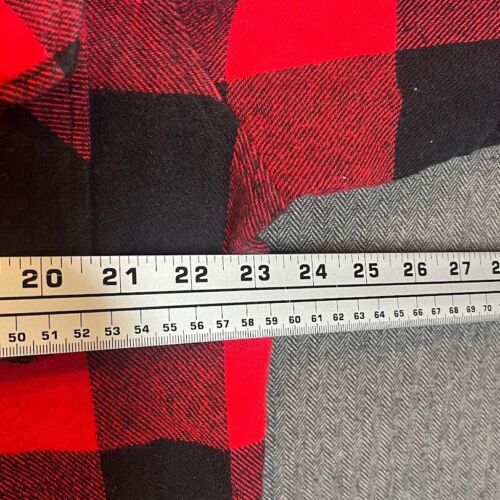 Rothco Shirt Men's Large Red Black Plaid Lumberjack Button Up Vintage 90s - Picture 10 of 11