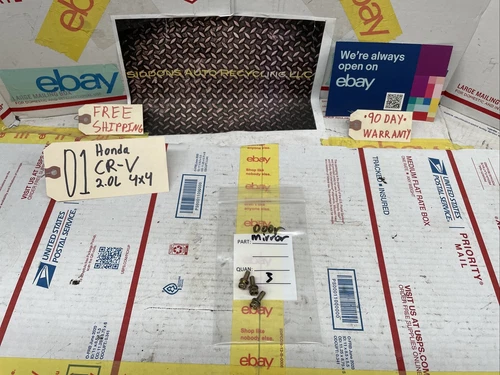 97-01 HONDA CRV SIDE VIEW DOOR MIRROR MOUNTING BOLT BOLTS SCREWS HARDWARE (set)3