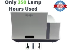 Mimio Projector 280 Ultra Short Throw DLP Projector 3D HD HDMI 350 Hours Used!