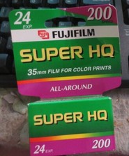 FUJI Super HQ 200 35mm color print film - New expire 2003