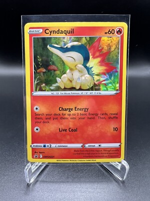 Cyndaquil SWSH221 Holo Rare Black Star Promo Pokemon TCG Card NM