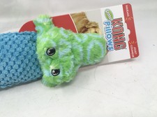 green dog chew toy