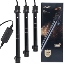 Submersible Aquarium Tropical Fish Tank Heater Quartz Adjustable Temp 50 to 300w