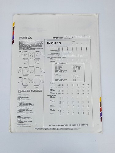 1990 Great Fit 3341 Womens Raglan Tops Pattern Sweaters/hoodie Womens 38-60 Bust - Picture 3 of 8