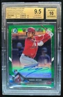 2018 Bowman Chrome Shohei Ohtani Rookie Auto Green Refractor #25/99 BGS 9.5/10