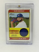 2023 Topps Heritage ALEK MANOAH Clubhouse Collection Relic Blue Jays ccr-amh