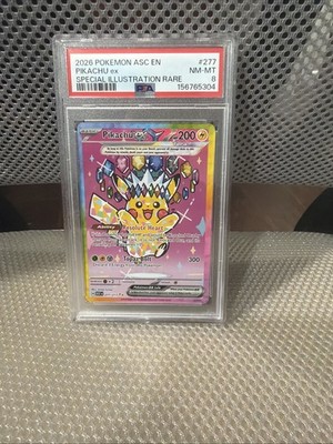 Pikachu ex 277/217 Me: Ascended Heroes Holo for sale online | eBay