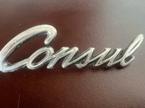 Ford Consul задний автомобиль эмблема значок редкая оригинал - Изображение 2 из 4