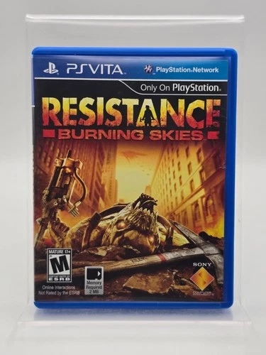 Resistance: Burning Skies (Sony PlayStation Vita, 2012) CIB Tested