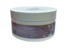 Bath and Body Works SNOWFLAKES CASHMERE Body Butter FREE SHIP