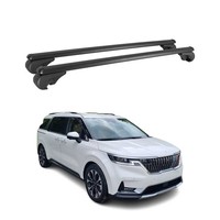 DachträGer FüR Kia Carnival 2021-2026 GepäCkträGer GrundträGer Alu Schwarz 2X