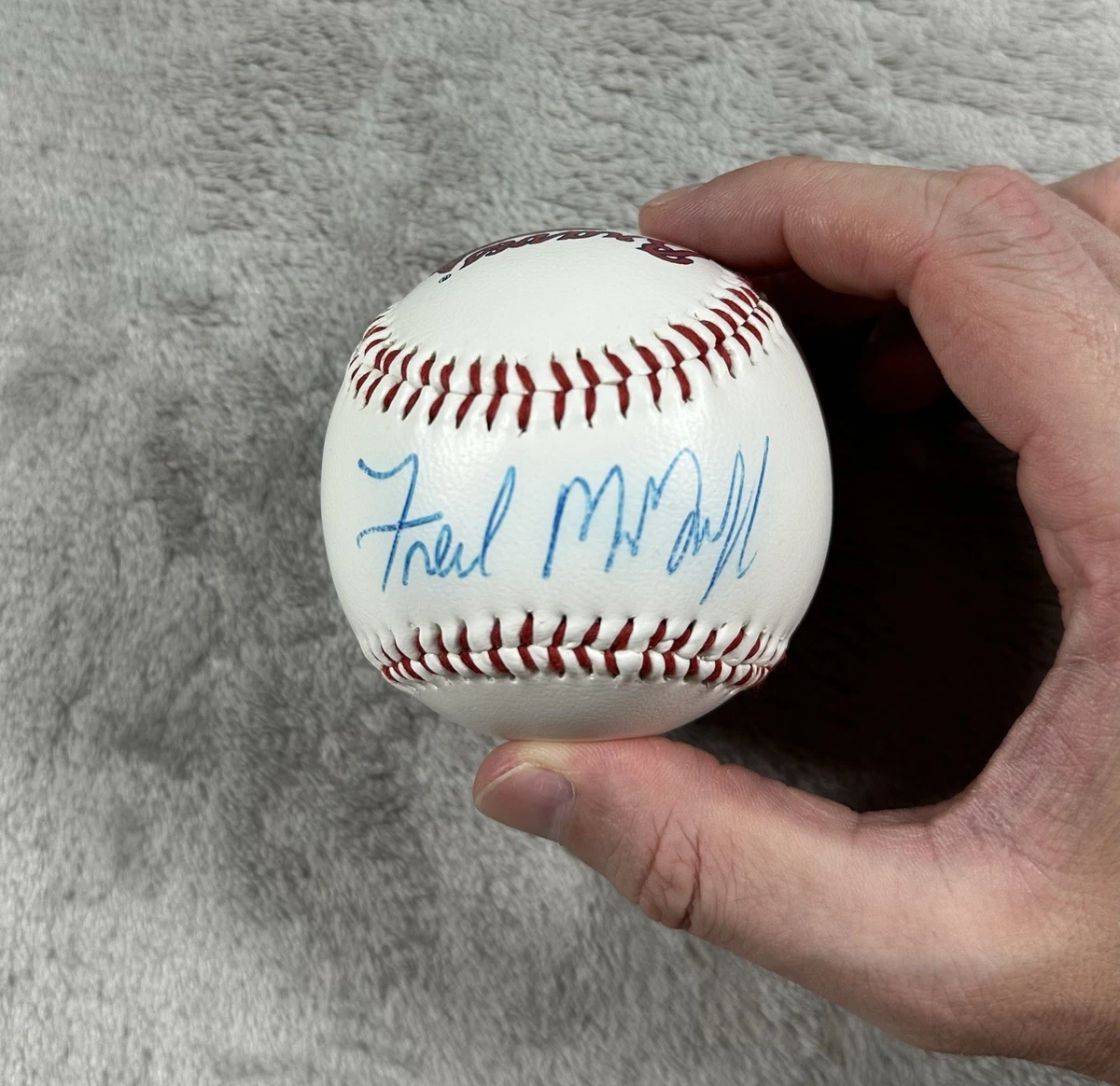 Fred McGriff Original Autographed Baseball MLB Balls for sale | eBay