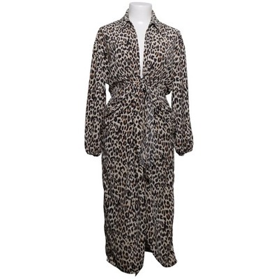 River Island, Kleid, Größe: 36, Schwarz/Beige, Leopard, Damen #pZU