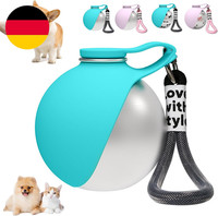 Trinkflasche Hunde FüR Unterwegs, 285Ml Edelstahl Hundetrinkflasche FüR Unterweg