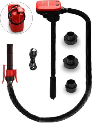 #ad Rechargeable Fuel Transfer Pump Electric Gas Pump For Gas Can Auto Stop Gas $94.48