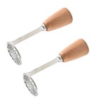 2 Pcs Kartoffelstampfer Baby Aus Edelstahl Kartoffelpresse Für Die Küche