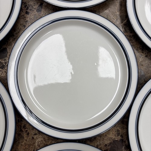 Lot Of 7 Dansk Bistro Christianshavn Blue Salad Plates 8 3/4”. - Picture 9 of 18