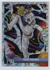 2025 Topps Cosmic Chrome Nucleus Refractor Roki Sasaki #68 3gq