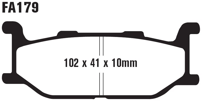 Pastillas de freno delanteras orgánicas estándar EBC FA179 Foto 3 de 3