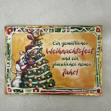 Diddl Weihnachtskarte &bdquo;Ein gem&uuml;tliches Weihnachtsfest&hellip;&ldquo;