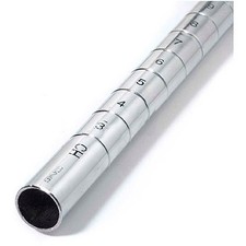 Global Industrial 86"H Chrome Post 4 Pack